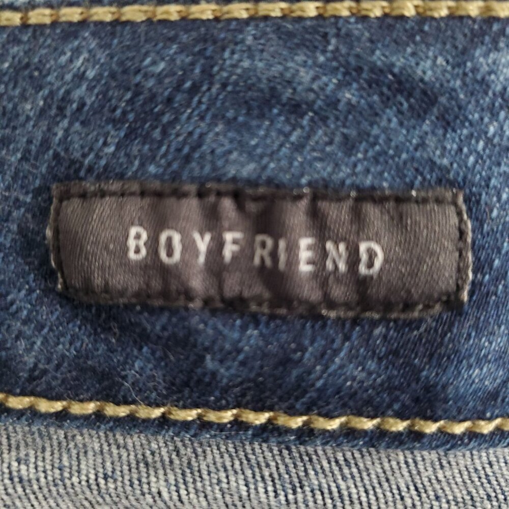 Torrid Premium Size 18R Jeans Boyfriend Distressed Denim Stretch Straight Mid Ri - Picture 4 of 7